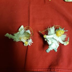 2 ashton drake snowbaby angel ornaments